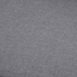 5-Seater Sofa Light Grey Fabric - Low Angle