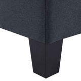 5-Seater Sofa Dark Grey Fabric - Close-Up Angle