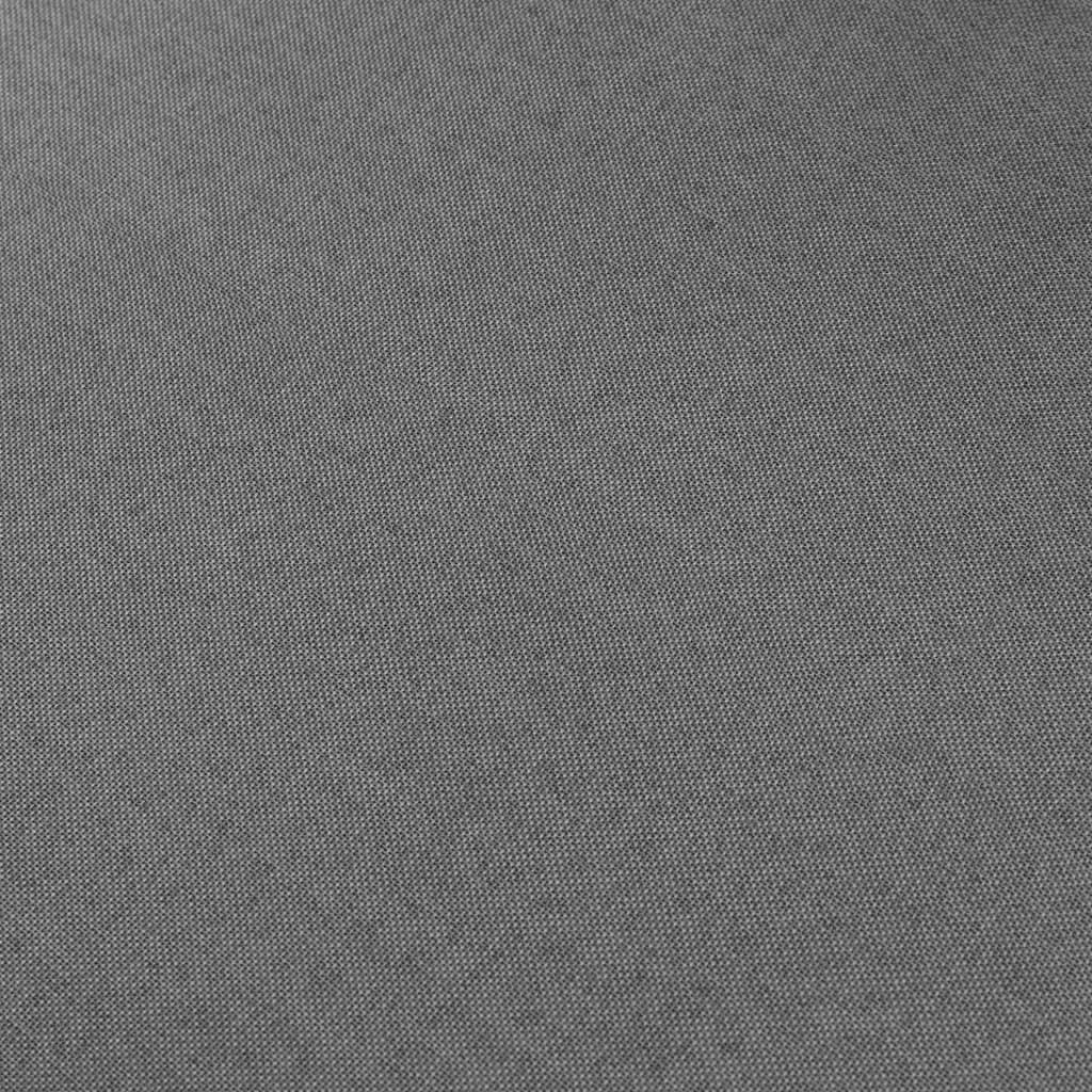 5 Piece Sofa Set Fabric Dark Grey