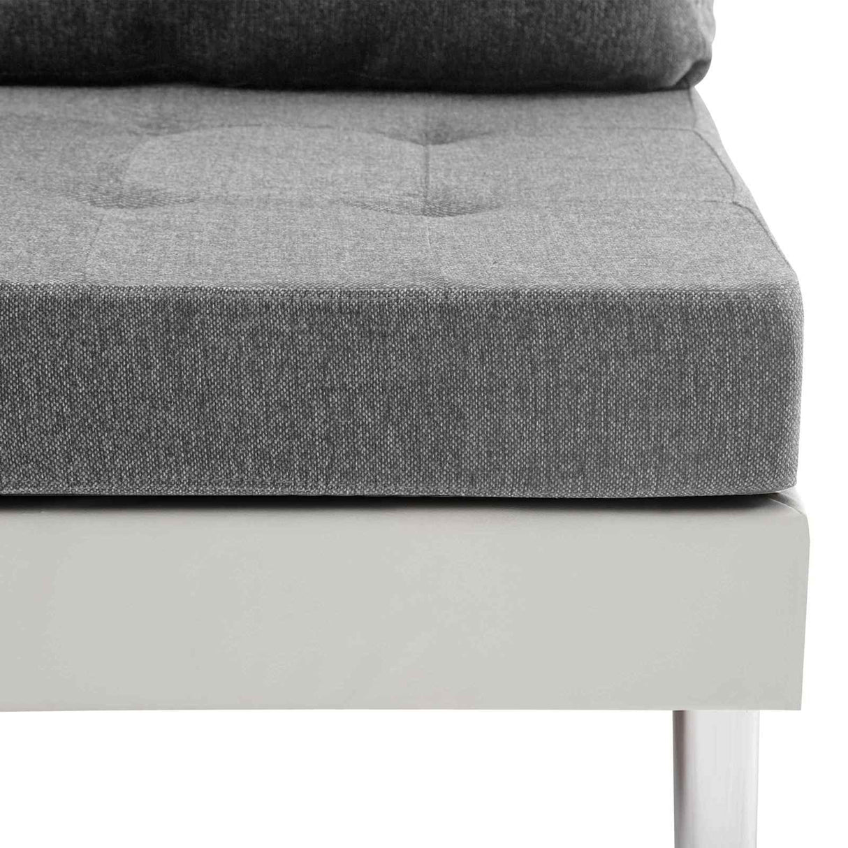 Sofa White Artificial Leather
