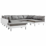 Sofa White Artificial Leather