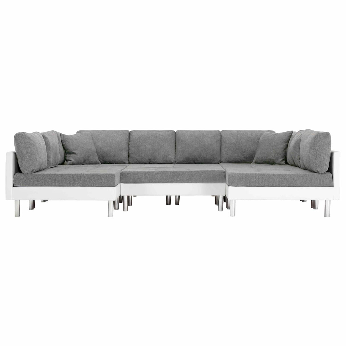 Sofa White Artificial Leather