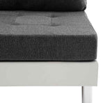 Sectional Sofa Faux Leather White