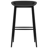 Bar Chairs 4 pcs Black