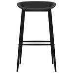 Bar Chairs 4 pcs Black
