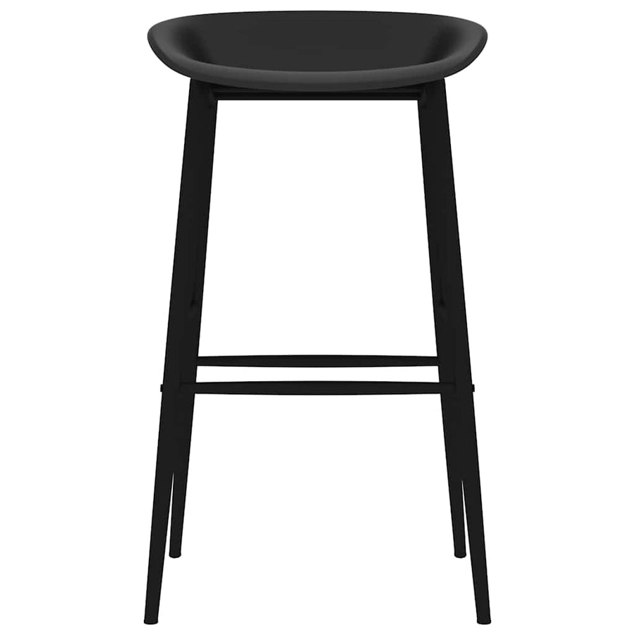 Bar Chairs 4 pcs Black