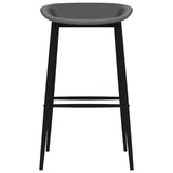 Bar Chairs 4 pcs Grey