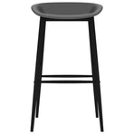 Bar Chairs 4 pcs Grey