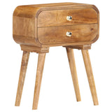 Bedside Cabinet 43x30x58 cm Solid Mango Wood - Extra Image