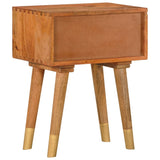 Bedside Cabinet 43x30x58 cm Solid Mango Wood - Top-Down View