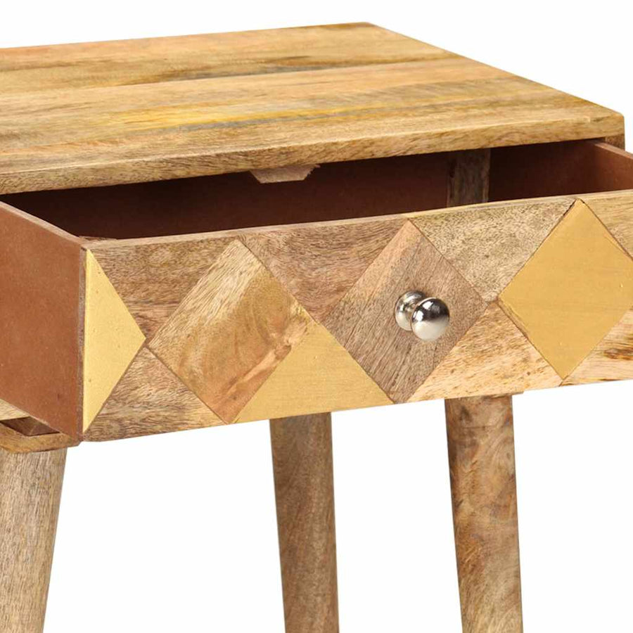 Bedside Cabinet 43x30x58 cm Solid Mango Wood