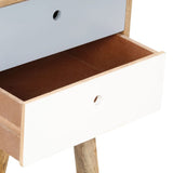 Bedside Cabinet 40x35x50 cm Solid Mango Wood - Top-Down View