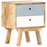 Bedside Cabinet 40x35x50 cm Solid Mango Wood - Extra Image