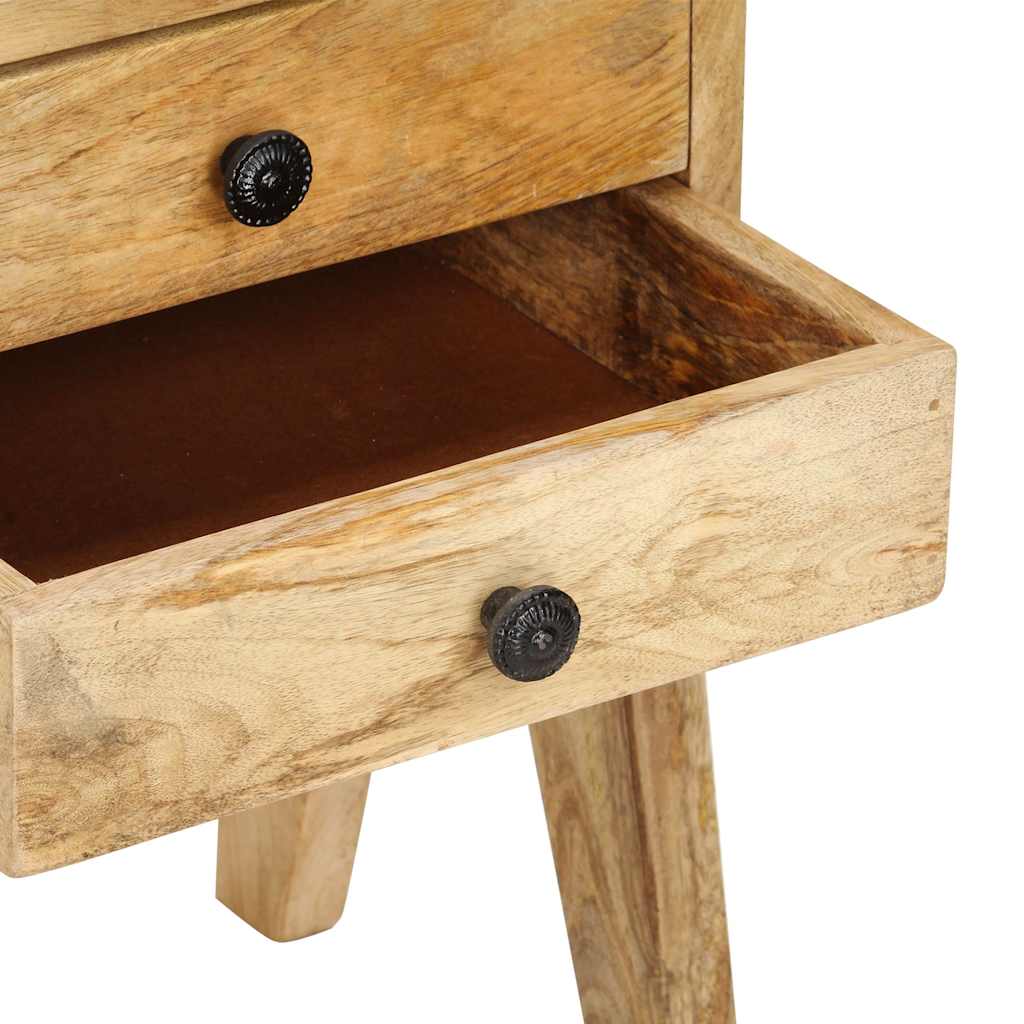 Bedside Cabinet 40x35x50 cm Solid Mango Wood
