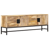 TV Cabinet 140x30x50 cm Solid Mango Wood