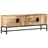 TV Cabinet 140x30x50 cm Solid Mango Wood