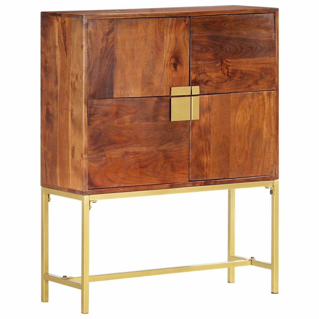 Highboard 80x30x100 cm Solid Acacia Wood