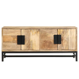 Coffee Table 90x55x40 cm Solid Mango Wood - Front View