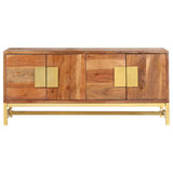 Coffee Table 90x55x40 cm Solid Acacia Wood - Front View