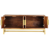 Coffee Table 90x55x40 cm Solid Acacia Wood - Top-Down View