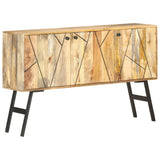 Sideboard 118x30x75 cm Solid Mango Wood - Low Angle