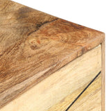 Bedside Cabinet 40x30x50 cm Solid Mango Wood - 45-Degree Angle