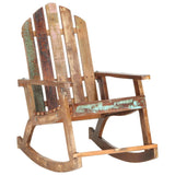 Garden Rocking Chair Solid Reclaimed Wood - Extra Image