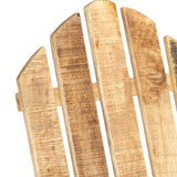 Garden Rocking Chair Solid Mango Wood - 45-Degree Angle