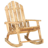 Garden Rocking Chair Solid Mango Wood - Extra Image