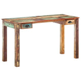 Desk 130x55x76 cm Solid Reclaimed Wood - Extra Image