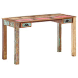 Desk 130x55x76 cm Solid Reclaimed Wood - Extra Image