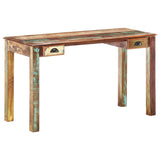 Desk 130x55x76 cm Solid Reclaimed Wood - Extra Image