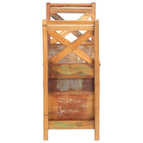 Hall Bench 103x33x72 cm Solid Reclaimed Wood - Side View