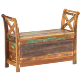 Hall Bench 103x33x72 cm Solid Reclaimed Wood - Extra Image