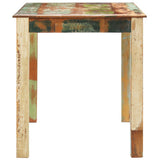 Dining Table Solid Reclaimed Wood 140x70x76 cm - Side View