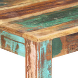 Dining Table Solid Reclaimed Wood 140x70x76 cm - 45-Degree Angle
