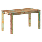 Dining Table Solid Reclaimed Wood 140x70x76 cm - Low Angle
