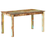 Dining Table Solid Reclaimed Wood 140x70x76 cm - Extra Image