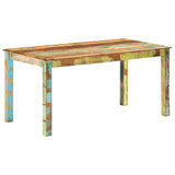 Dining Table Solid Reclaimed Wood 160x80x76 cm - Extra Image