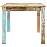 Dining Table Solid Reclaimed Wood 180x90x76 cm - Side View