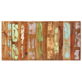 Dining Table Solid Reclaimed Wood 180x90x76 cm - Top-Down View