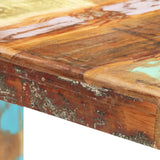 Dining Table Solid Reclaimed Wood 180x90x76 cm - Rear View