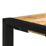Console Table 110x35x76 cm Solid Mango Wood - Top-Down View