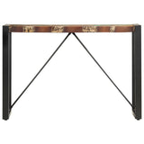 Console Table 110x35x76 cm Solid Reclaimed Wood - Front View