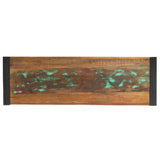Console Table 110x35x76 cm Solid Reclaimed Wood - Side View
