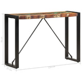 Console Table 110x35x76 cm Solid Reclaimed Wood - 45-Degree Angle