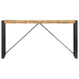 Console Table 150x35x76 cm Solid Mango Wood - Front View