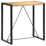 Bar Table 110x60x110 cm Solid Mango Wood