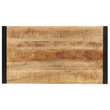 Bar Table 110x60x110 cm Solid Mango Wood - Side View