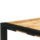 Bar Table 110x60x110 cm Solid Mango Wood - Top-Down View